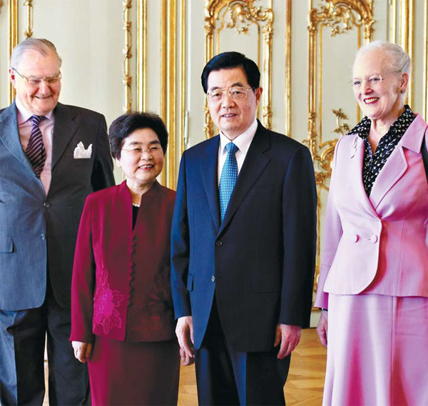 President makes historic trip to Denmark