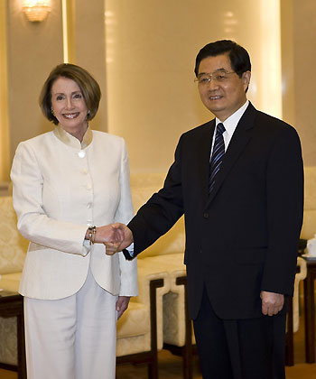 Hu Jintao meets US House Speaker in Beijing