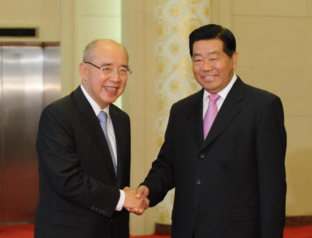 Chinese leaders meet visiting KMT chairman