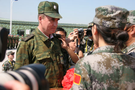 Camp opens to Peace Mission 2009 soldiers