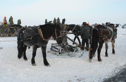 查干湖第九屆冰雪漁獵文化旅游節開幕