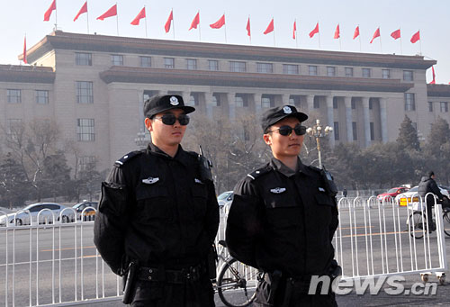 北京警方動員70萬保衛力量確保和諧兩會