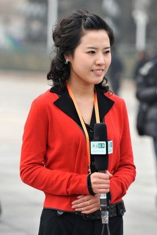 2010兩會：女記者身影