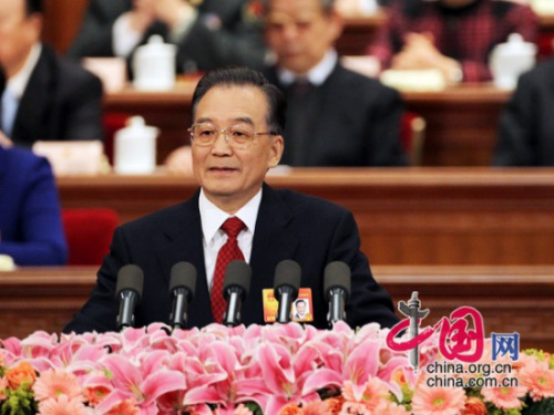 全國(guó)人大會(huì)議開幕 溫家寶作政府工作報(bào)告(全文)