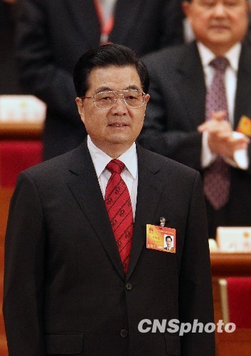 胡錦濤糾正會議主持人“口誤”：我還沒有發(fā)言！