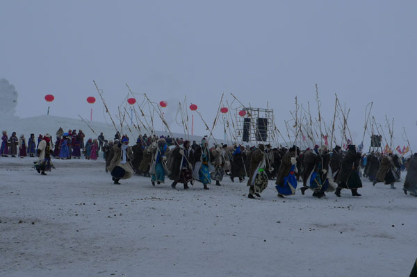 2012內(nèi)蒙古冬季那達(dá)慕文化節(jié)激情上演