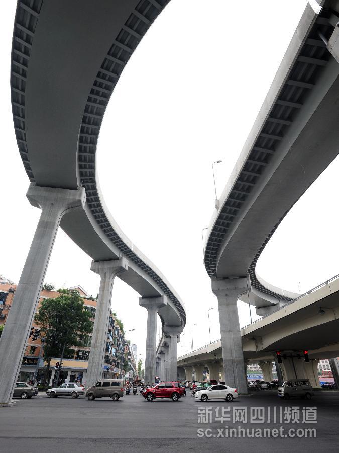 成都新二環通車試運行