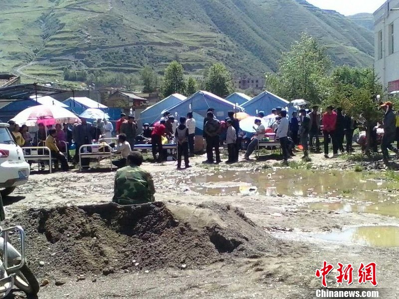 直擊甘肅岷縣梅川地震現場
