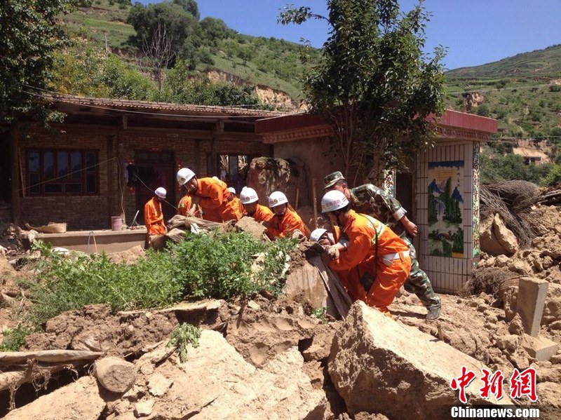 直擊甘肅岷縣梅川地震現場