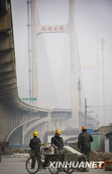 上海閔浦大橋即將建成通車