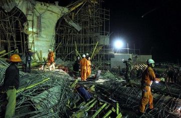 昆明在建機場發生垮塌事故 已7死34傷