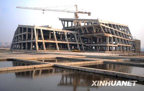 長沙“兩館一廳”建筑群初顯雛形