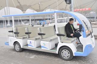 新日首批14座電動車和醫療電動車進駐世博園區