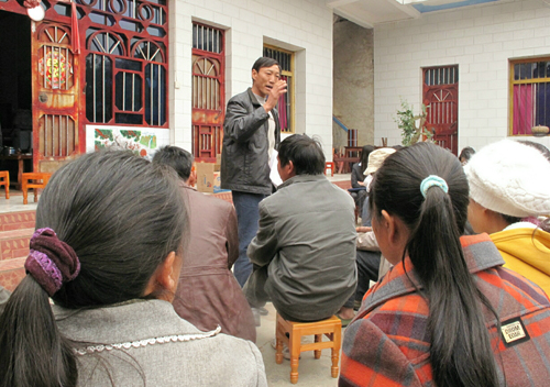 云南旱區：小阿列村的一次村民會議