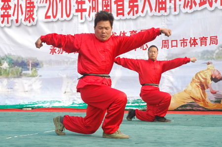 河南淮陽發現頻臨失傳的稀有拳種伏羲八卦拳