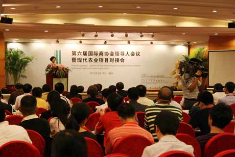 國際商協會領導商討加大海西農業國際對接