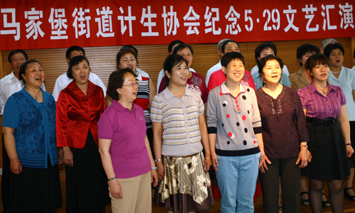 馬家堡街道舉辦文藝匯演紀念計生協(xié)會成立30周年