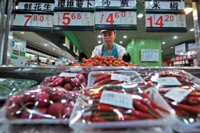 上月我省CPI漲4.0% 同比高出全國(guó)0.9%