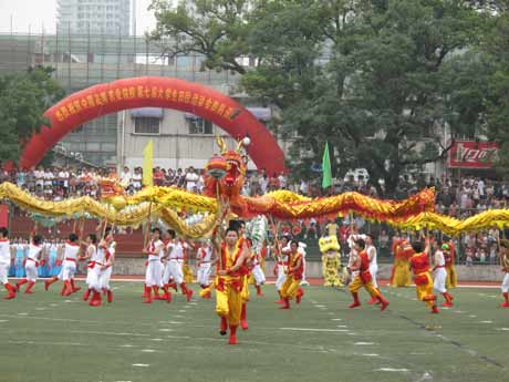 中國高等農業院校第七屆大學生田徑運動會在安徽農業大學開幕
