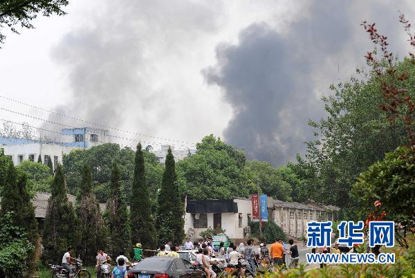 10時10分南京市一工廠發生爆炸 死傷人數不明