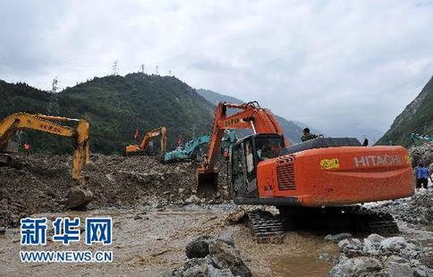 汶川縣多處發生泥石流　救災工作積極推進