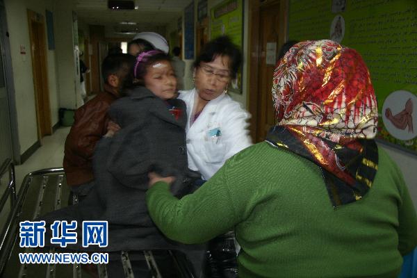 阿克蘇小學踩踏事故41人住院