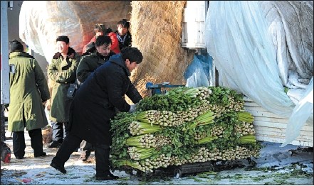 山東壽光蔬菜進京后漲數倍 菜農中間商抱怨利薄