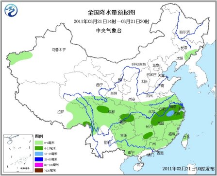 未來三天中東部受冷空氣影響將降溫 南方陰雨持續