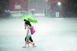 北京昨降13年最大一場雨 全市平均降水量52毫米