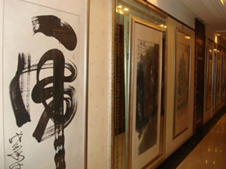著名書法家王德林捐贈桑梓助學(xué)基金價值40萬作品