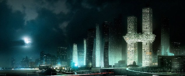 韓國大樓酷似世貿(mào)被襲場景