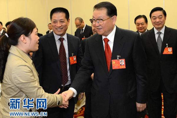 李長春參加四川代表團討論