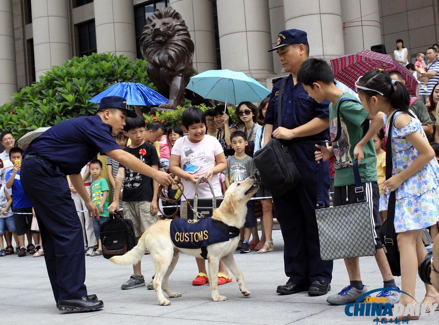 國際禁毒日前夕：與明星緝毒犬親密接觸