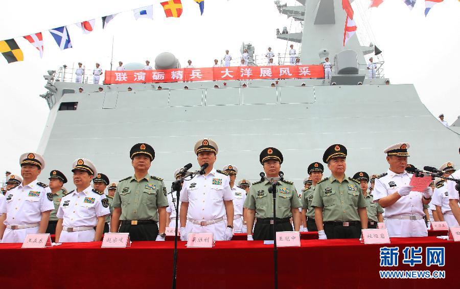 中國派“最強編隊”參加中俄軍演 艦艇多為“00后”