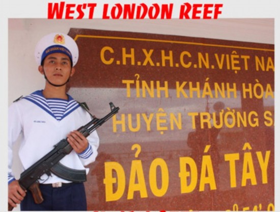 太囂張!越軍在中國南海島礁上架機槍養鴨子
