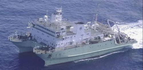 日媒稱中國調查船出現(xiàn)在沖之鳥礁 日方警戒