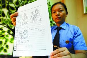 聾啞男孩不會手語不識字 畫6幅畫交代罪行