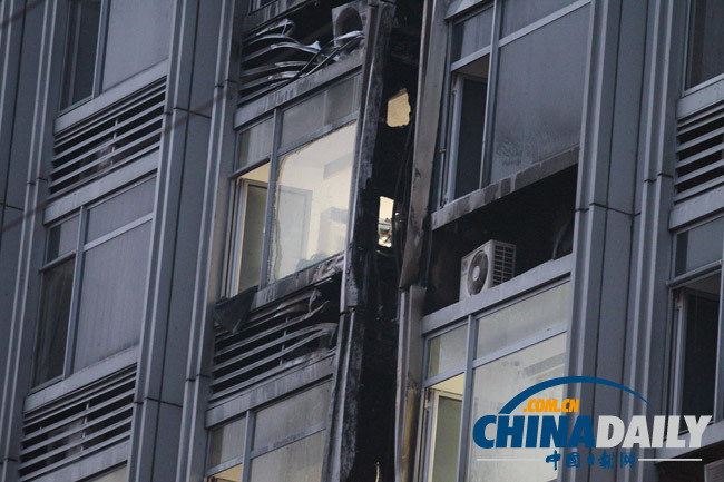 北京武警交通指揮部大樓空調爆炸引發火災