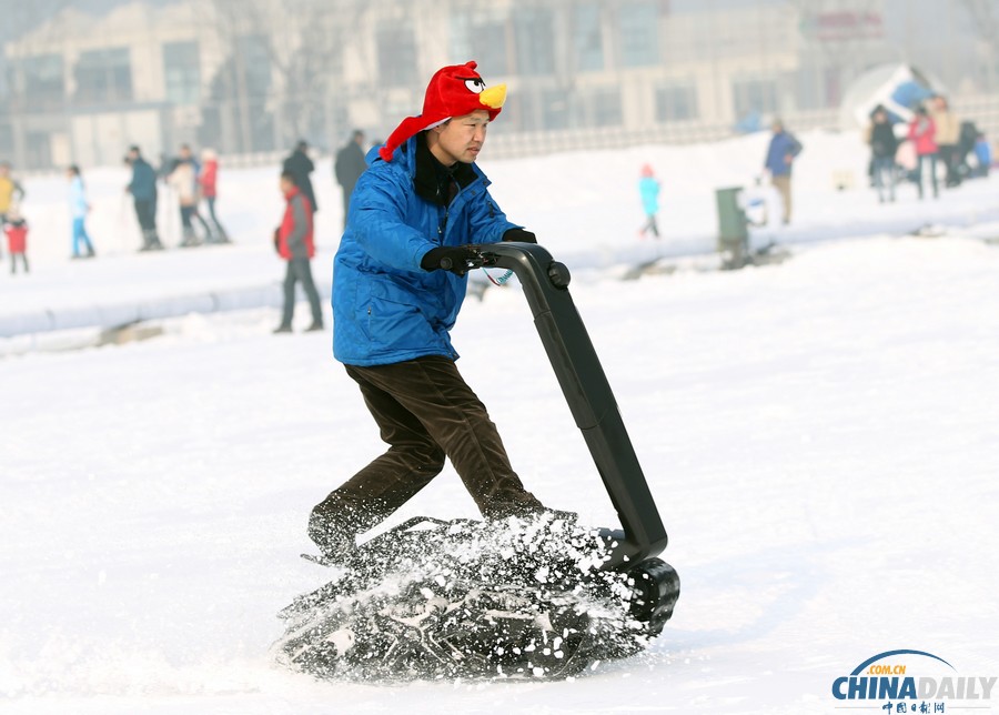 北京：“鳥巢”歡樂冰雪季外場開放