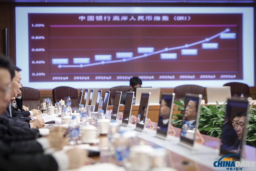 中國銀行全球首發(fā)“離岸人民幣指數(shù)”
