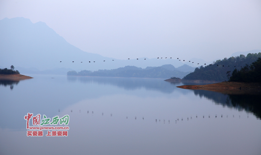 “第六屆全國網絡媒體江西游”采訪團暢游桃花島