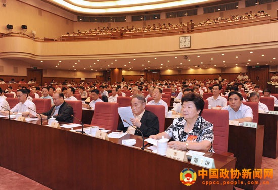 政協十一屆常委會第十四次會議開幕 賈慶林主持