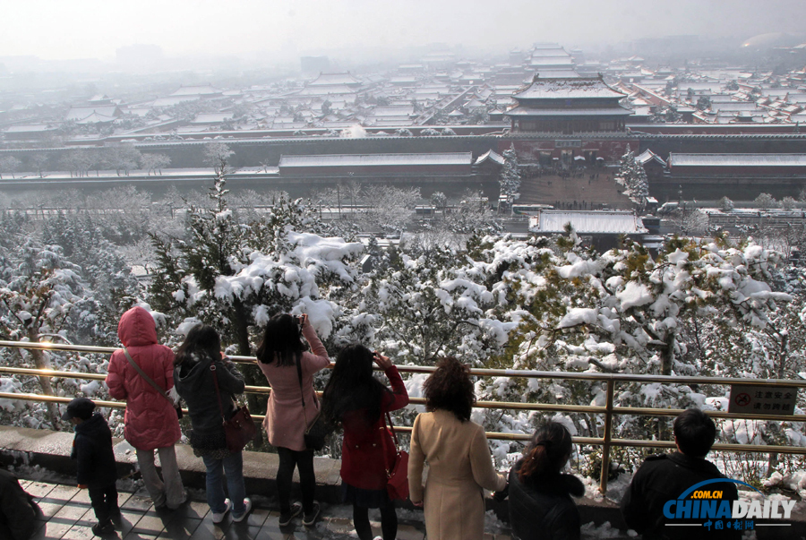 中國日報直擊北京三月春雪