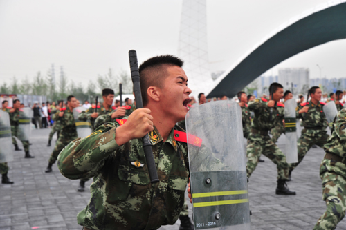 參與園博建設(shè)駐區(qū)官兵走進(jìn)園博園