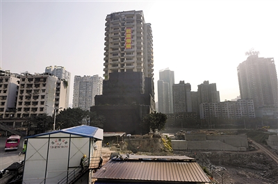沙坪壩怡馨大廈明日爆破拆除 商圈面積將擴(kuò)大5倍
