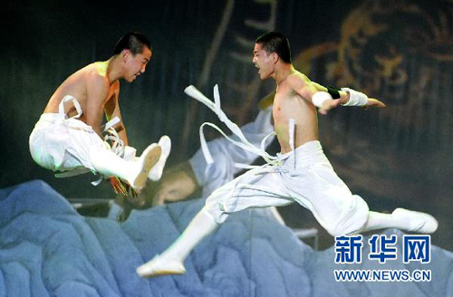 “武僧傳奇”熱演世博園