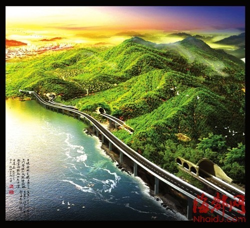 環(huán)島路:嵐島最美風景線 總長約100公里(圖)
