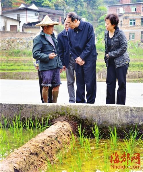 福建省委書記尤權問春耕 老農：“這人挺內行”