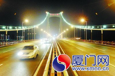 今起海滄大橋恢復全面通車 大貨車高峰期仍禁行