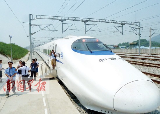 南欽高鐵進入聯調聯試階段 動車將首次在南寧試跑